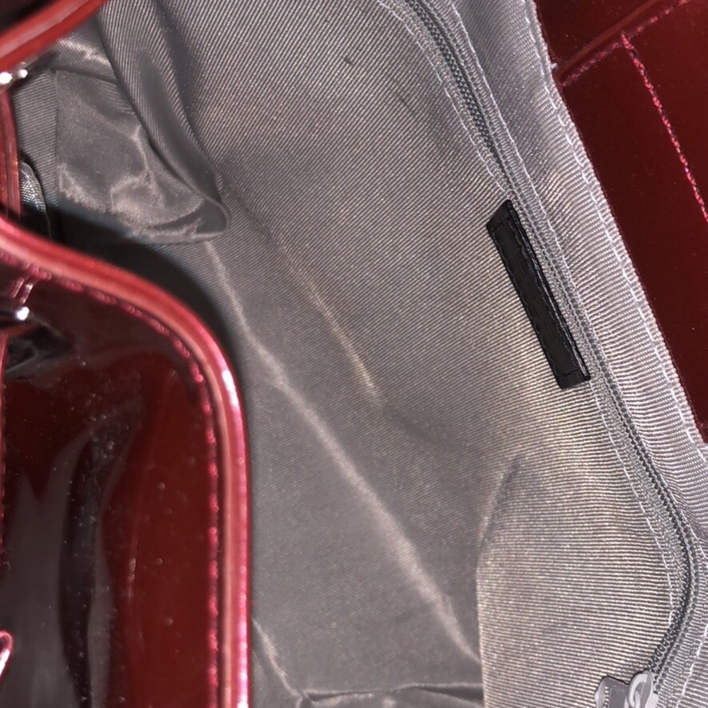 Purse-candy apple red Beijo bag.